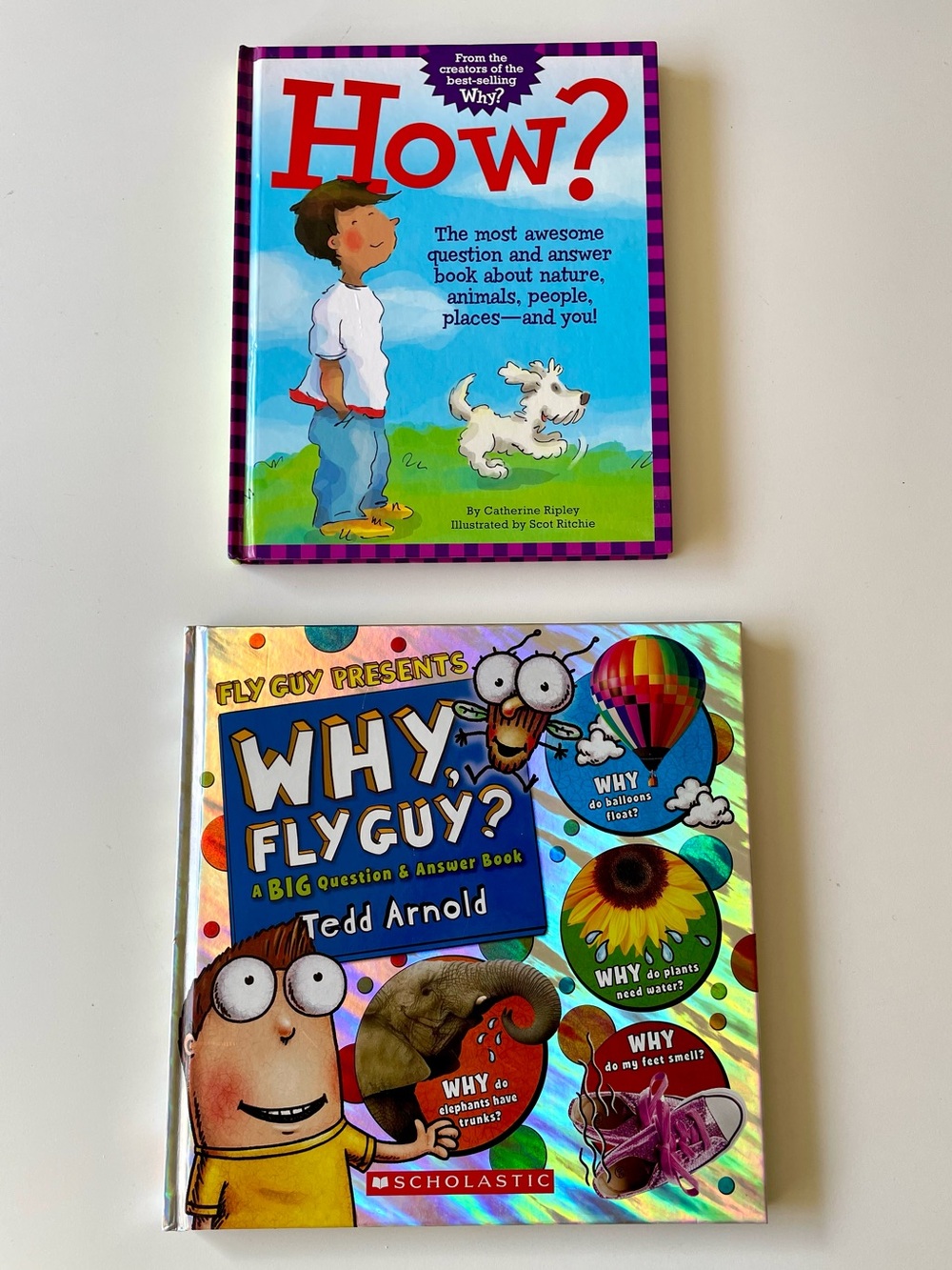 2 Kids Book Bundle : How? & Why, Fly Guy? Colourful Fun Stem Learning